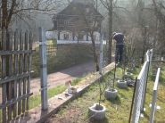 Rekonstrukce plotu - Sloup v Čechách